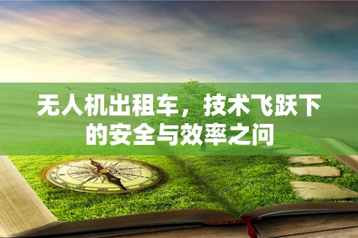 无人机出租车，技术飞跃下的安全与效率之问