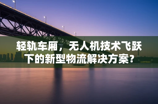 轻轨车厢，无人机技术飞跃下的新型物流解决方案？