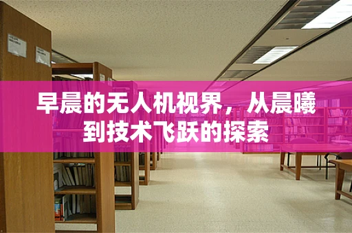 早晨的无人机视界，从晨曦到技术飞跃的探索