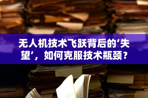 无人机技术飞跃背后的‘失望’，如何克服技术瓶颈？
