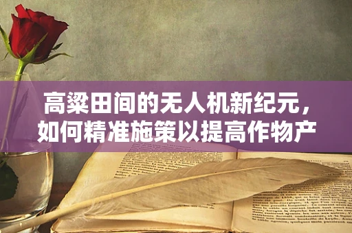 高粱田间的无人机新纪元，如何精准施策以提高作物产量？