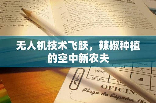 无人机技术飞跃，辣椒种植的空中新农夫