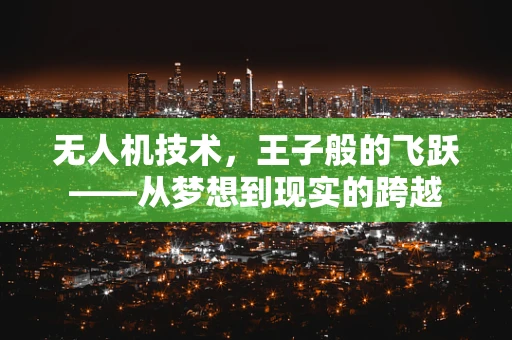 无人机技术，王子般的飞跃——从梦想到现实的跨越