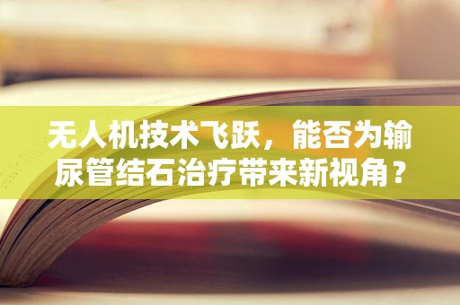 无人机技术飞跃，能否为输尿管结石治疗带来新视角？