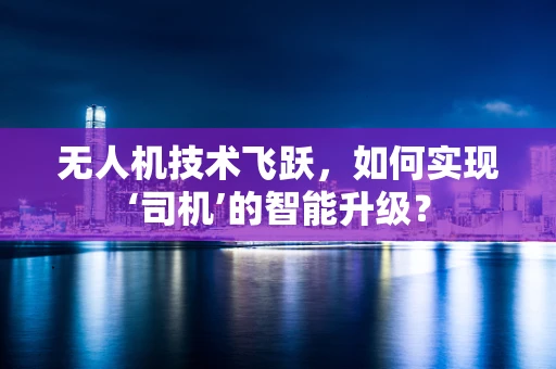 无人机技术飞跃，如何实现‘司机’的智能升级？
