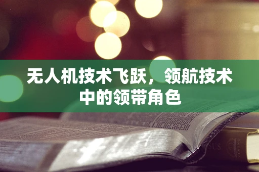无人机技术飞跃，领航技术中的领带角色