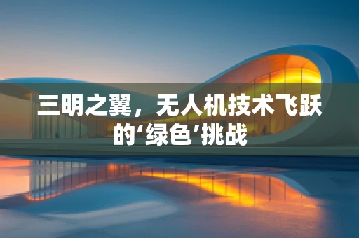 三明之翼，无人机技术飞跃的‘绿色’挑战