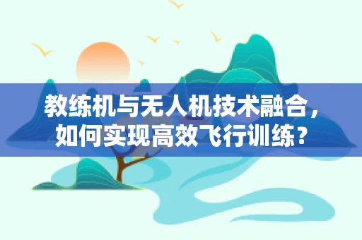 教练机与无人机技术融合，如何实现高效飞行训练？