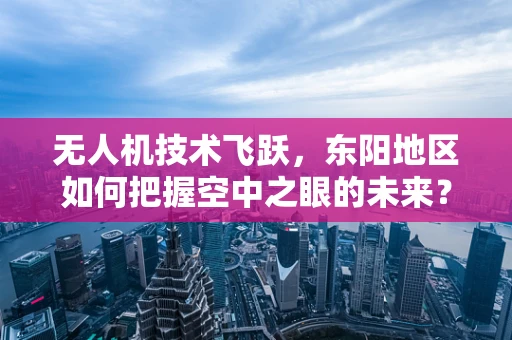 无人机技术飞跃，东阳地区如何把握空中之眼的未来？