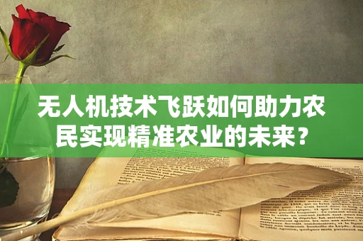 无人机技术飞跃如何助力农民实现精准农业的未来？