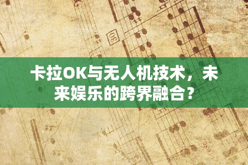 卡拉OK与无人机技术，未来娱乐的跨界融合？