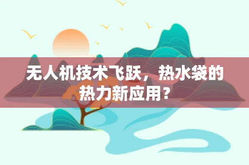 无人机技术飞跃，热水袋的热力新应用？