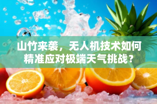 山竹来袭，无人机技术如何精准应对极端天气挑战？