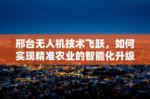 邢台无人机技术飞跃，如何实现精准农业的智能化升级？