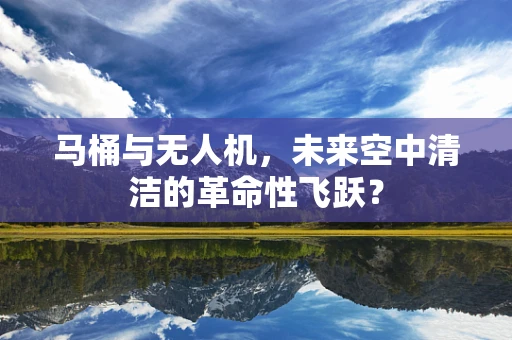 马桶与无人机，未来空中清洁的革命性飞跃？
