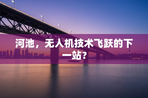 河池，无人机技术飞跃的下一站？