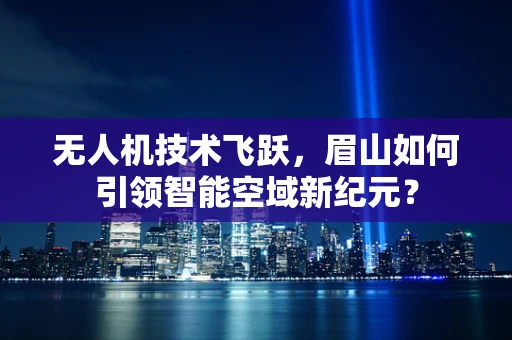 无人机技术飞跃，眉山如何引领智能空域新纪元？