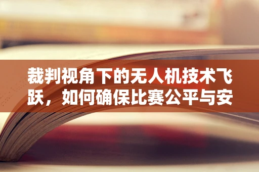 裁判视角下的无人机技术飞跃，如何确保比赛公平与安全？