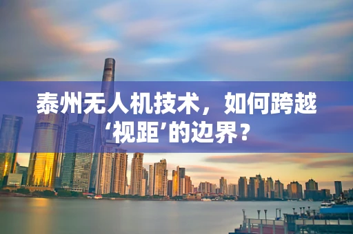 泰州无人机技术，如何跨越‘视距’的边界？