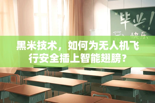 黑米技术，如何为无人机飞行安全插上智能翅膀？