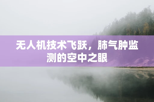 无人机技术飞跃，肺气肿监测的空中之眼