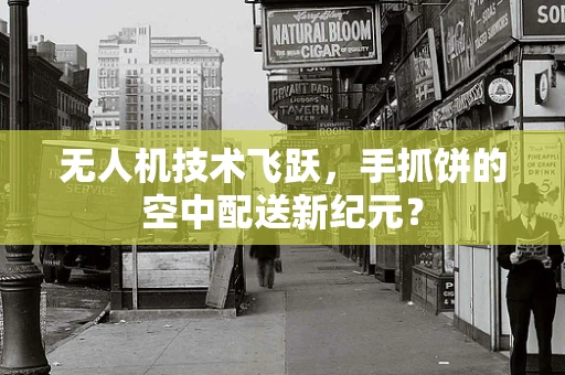 无人机技术飞跃，手抓饼的空中配送新纪元？