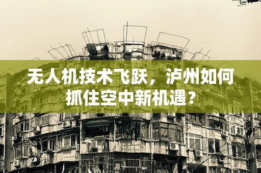 无人机技术飞跃，泸州如何抓住空中新机遇？