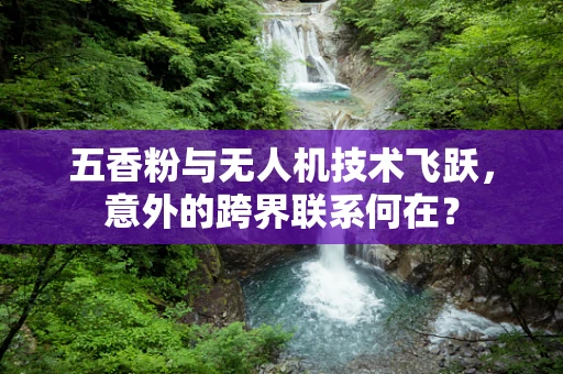 五香粉与无人机技术飞跃，意外的跨界联系何在？