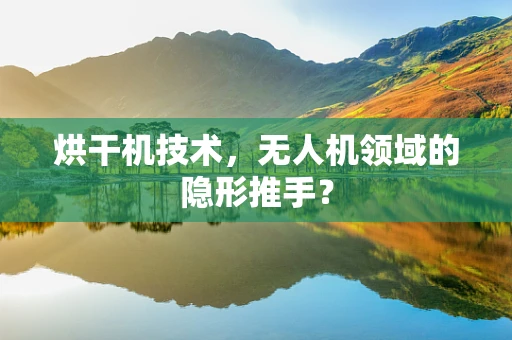 烘干机技术，无人机领域的隐形推手？