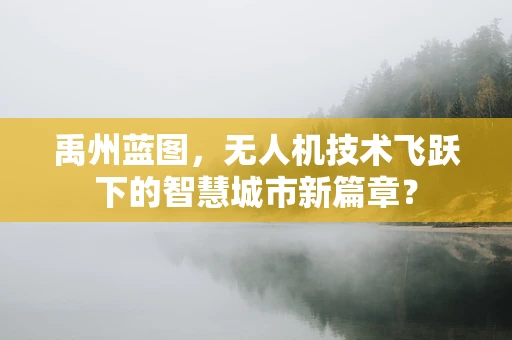 禹州蓝图，无人机技术飞跃下的智慧城市新篇章？