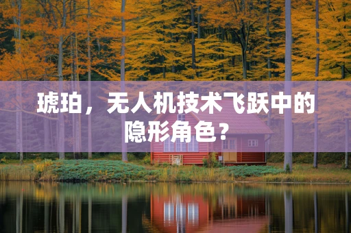琥珀，无人机技术飞跃中的隐形角色？