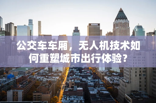 公交车车厢，无人机技术如何重塑城市出行体验？