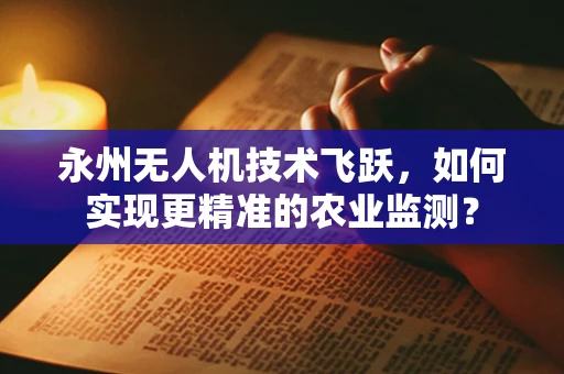 永州无人机技术飞跃，如何实现更精准的农业监测？