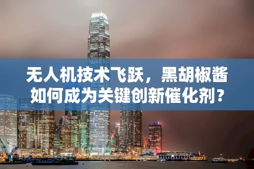 无人机技术飞跃，黑胡椒酱如何成为关键创新催化剂？
