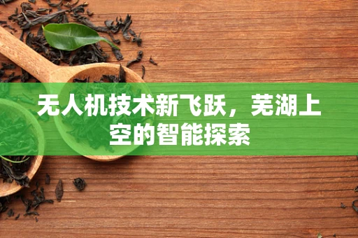 无人机技术新飞跃，芜湖上空的智能探索
