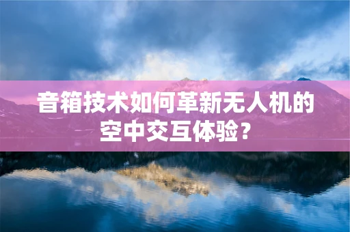 音箱技术如何革新无人机的空中交互体验？