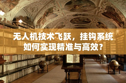 无人机技术飞跃，挂钩系统如何实现精准与高效？