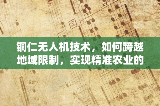 铜仁无人机技术，如何跨越地域限制，实现精准农业的飞跃？