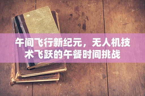 午间飞行新纪元，无人机技术飞跃的午餐时间挑战