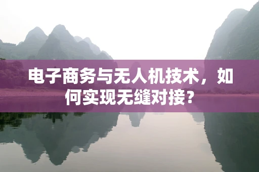 电子商务与无人机技术，如何实现无缝对接？