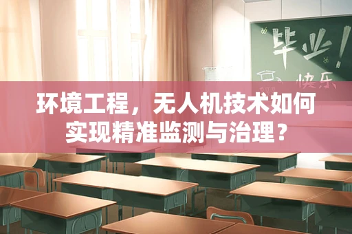 环境工程，无人机技术如何实现精准监测与治理？