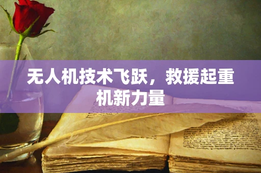 无人机技术飞跃，救援起重机新力量