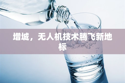 增城，无人机技术腾飞新地标