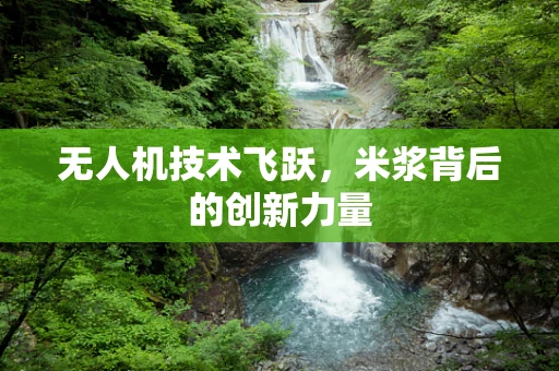 无人机技术飞跃，米浆背后的创新力量