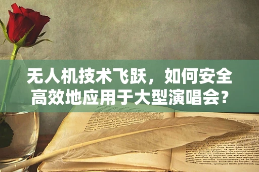 无人机技术飞跃，如何安全高效地应用于大型演唱会？