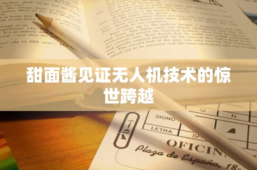 甜面酱见证无人机技术的惊世跨越