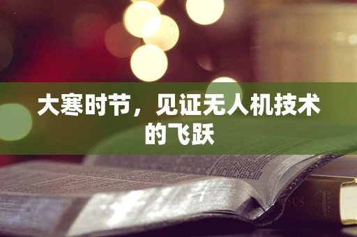 大寒时节，见证无人机技术的飞跃