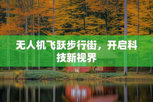 无人机飞跃步行街，开启科技新视界