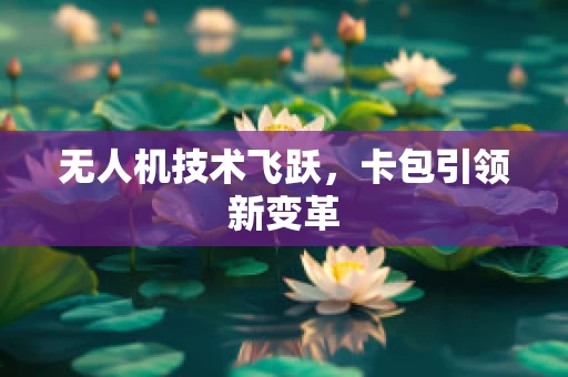 无人机技术飞跃，卡包引领新变革