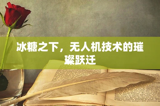 冰糖之下，无人机技术的璀璨跃迁